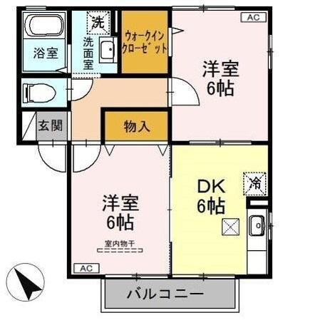 リヴィエールToki A/Bの物件間取画像